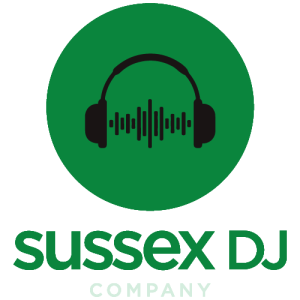 Sussex DJ Company logo in deep green